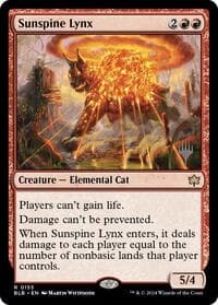 Sunspine Lynx - Promo Pack: Bloomburrow - Magic: The Gathering card