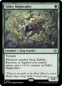 Valley Mightcaller - Promo Pack: Bloomburrow - Magic: The Gathering card