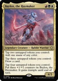 Baylen, the Haymaker - Promo Pack: Bloomburrow - Magic: The Gathering card