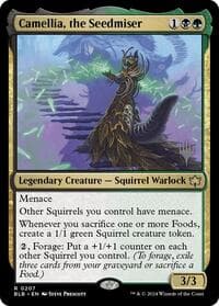 Camellia, the Seedmiser - Promo Pack: Bloomburrow - Magic: The Gathering card