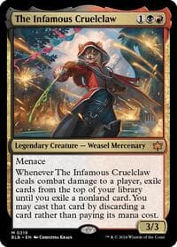 The Infamous Cruelclaw - Promo Pack: Bloomburrow - Magic: The Gathering card