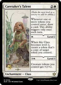 Caretaker's Talent - Prerelease Cards - Magic: The Gathering card