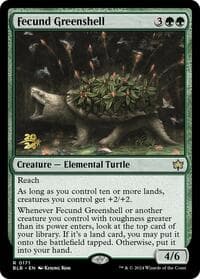 Fecund Greenshell - Prerelease Cards - Magic: The Gathering card