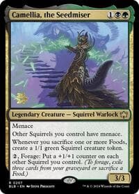 Camellia, the Seedmiser - Prerelease Cards - Magic: The Gathering card