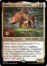Mabel, Heir to Cragflame - Prerelease Cards - Magic: The Gathering card