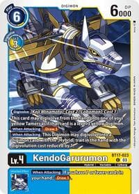 KendoGarurumon - Secret Crisis - Digimon Card Game card