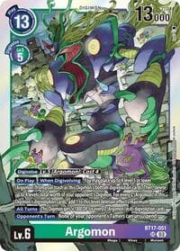 Argomon - BT17-051 - Secret Crisis - Digimon Card Game card
