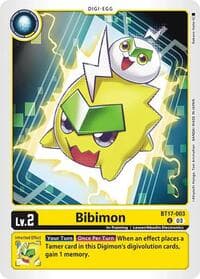 Bibimon - Secret Crisis - Digimon Card Game card