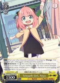 Telepath Girl, Anya (PR) - SPY x FAMILY - Weiss Schwarz card