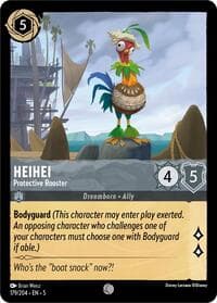 HeiHei - Protective Rooster - Shimmering Skies - Disney Lorcana card