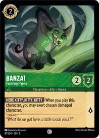 Banzai - Taunting Hyena - Shimmering Skies - Disney Lorcana card