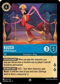 Kuzco - Selfish Emperor - Shimmering Skies - Disney Lorcana card