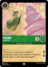 Fauna - Good Fairy - Shimmering Skies - Disney Lorcana card