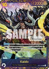 Kaido (Treasure Cup) - One Piece Promotion Cards - One Piece Card Game card