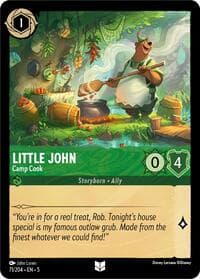 Little John - Camp Cook - Shimmering Skies - Disney Lorcana card