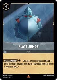 Plate Armor - Shimmering Skies - Disney Lorcana card