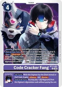 Code Cracker Fang - Secret Crisis - Digimon Card Game card