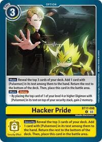 Hacker Pride - Secret Crisis - Digimon Card Game card