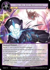 One Hit K.O. Anaesthesia - The Battle at the Sacred Ruins - Force of Will card