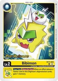 Bibimon - Secret Crisis Pre-Release Cards - Digimon Card Game card