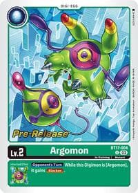 Argomon - BT17-004 - Secret Crisis Pre-Release Cards - Digimon Card Game card