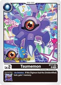 Tsumemon - Secret Crisis Pre-Release Cards - Digimon Card Game card