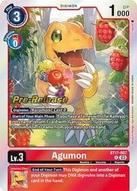 Agumon - Secret Crisis Pre-Release Cards - Digimon Card Game card