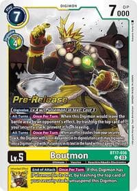 Boutmon - Secret Crisis Pre-Release Cards - Digimon Card Game card