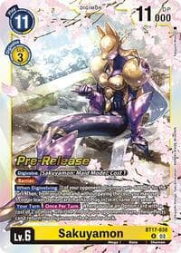 Sakuyamon - Secret Crisis Pre-Release Cards - Digimon Card Game card