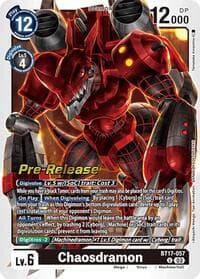 Chaosdramon - Secret Crisis Pre-Release Cards - Digimon Card Game card