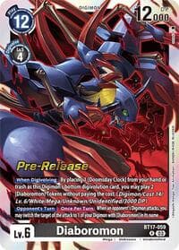 Diaboromon - Secret Crisis Pre-Release Cards - Digimon Card Game card