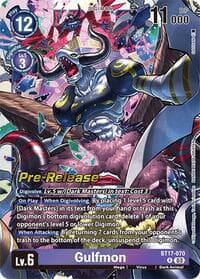 Gulfmon - Secret Crisis Pre-Release Cards - Digimon Card Game card
