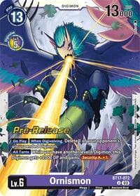 Ornismon - Secret Crisis Pre-Release Cards - Digimon Card Game card