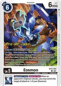 Eosmon - BT17-075 - Secret Crisis Pre-Release Cards - Digimon Card Game card