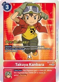 Takuya Kanbara - Secret Crisis Pre-Release Cards - Digimon Card Game card