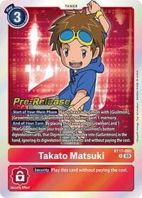 Takato Matsuki - Secret Crisis Pre-Release Cards - Digimon Card Game card
