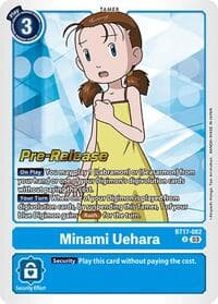 Minami Uehara - Secret Crisis Pre-Release Cards - Digimon Card Game card