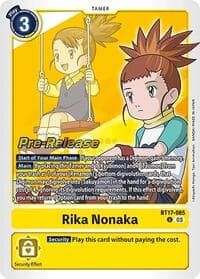 Rika Nonaka - Secret Crisis Pre-Release Cards - Digimon Card Game card