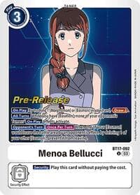 Menoa Bellucci - Secret Crisis Pre-Release Cards - Digimon Card Game card