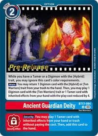 Ancient Guardian Deity - Secret Crisis Pre-Release Cards - Digimon Card Game card