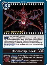 Doomsday Clock - Secret Crisis Pre-Release Cards - Digimon Card Game card