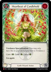 Heartbeat of Candlehold - Rosetta - Flesh and Blood TCG card