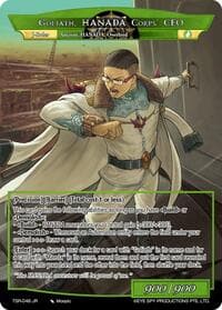Goliath Hanada // Goliath, Hanada Corps' CEO - The Battle at the Sacred Ruins - Force of Will card