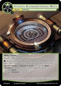 Goliath's Automaton Control Watch - The Battle at the Sacred Ruins - Force of Will card