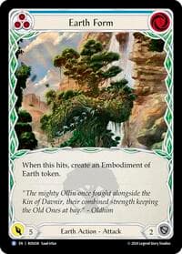 Earth Form (Blue) - Rosetta - Flesh and Blood TCG card