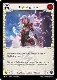 Lightning Form (Red) - Rosetta - Flesh and Blood TCG card