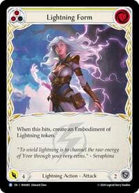 Lightning Form (Yellow) - Rosetta - Flesh and Blood TCG card