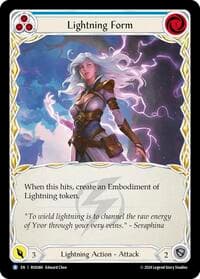 Lightning Form (Blue) - Rosetta - Flesh and Blood TCG card