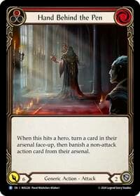 Hand Behind the Pen - Rosetta - Flesh and Blood TCG card