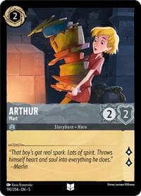Arthur - Wart - Shimmering Skies - Disney Lorcana card